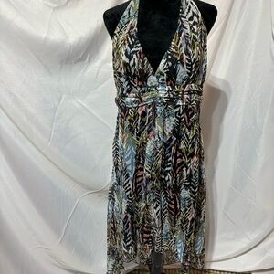 BOGO Panilli High Low Halter Dress Size L